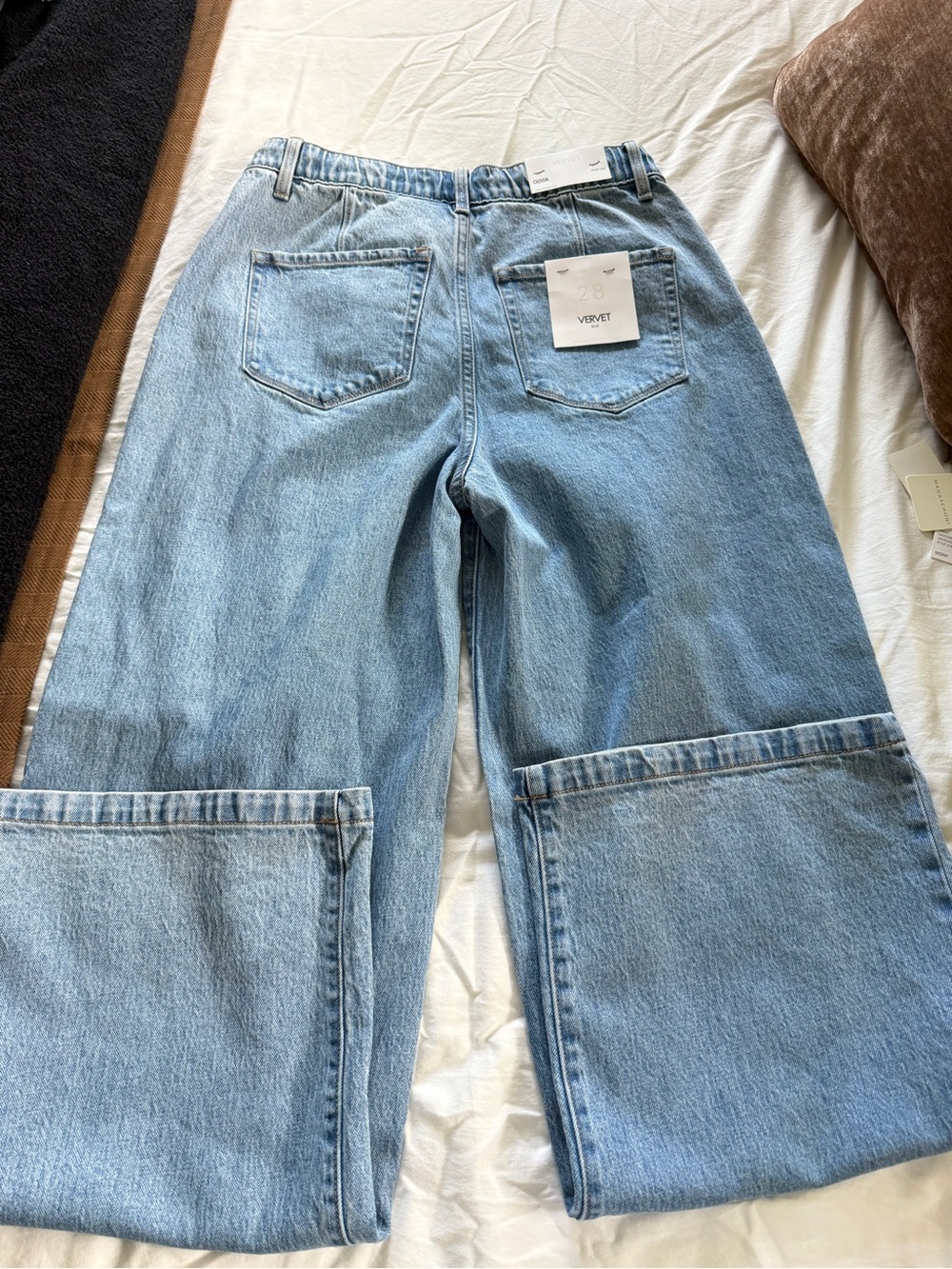 NWT OLIVIA Wide Leg Jeans 28 - Picture 2 of 7
